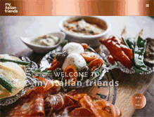 Tablet Screenshot of myitalianfriends.be